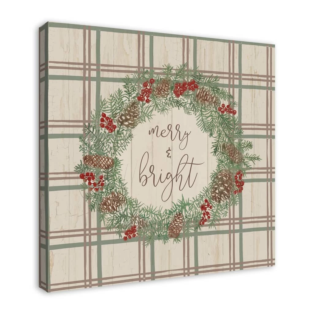 Promo π Merry & Bright Plaid Canvas Wall Art by Designs Direct π 6 Promo π Merry & Bright Plaid Canvas Wall Art by Designs Direct π - Image 4