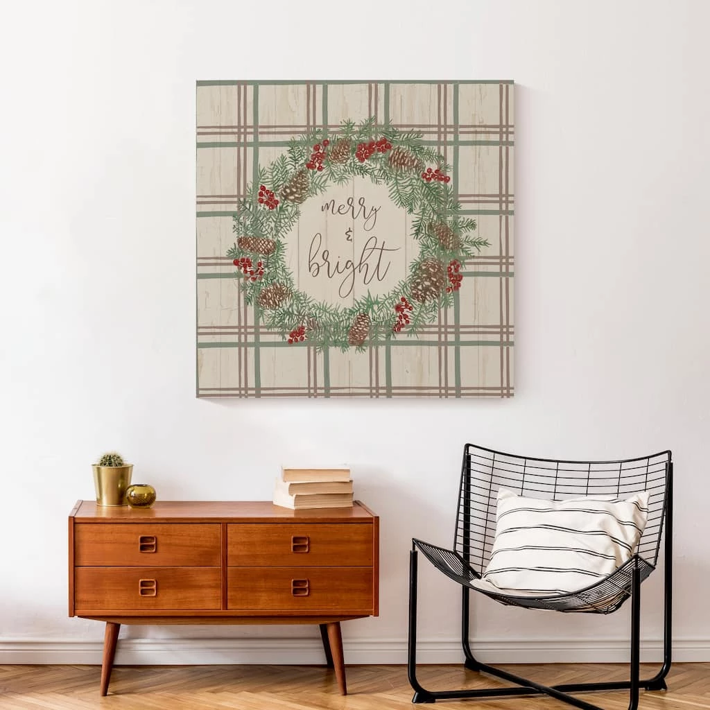 Promo π Merry & Bright Plaid Canvas Wall Art by Designs Direct π 4 Promo π Merry & Bright Plaid Canvas Wall Art by Designs Direct π - Image 2