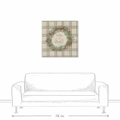 Promo π Merry & Bright Plaid Canvas Wall Art by Designs Direct π 11 Promo π Merry & Bright Plaid Canvas Wall Art by Designs Direct π -Christmas Shop D679620S 5