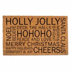 Discount 🌟 Christmas Sayings Doormat by Designs Direct 🌟