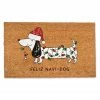 New 👍 Feliz Navi-Dog Doormat by Designs Direct 🧨 -Christmas Shop D685103S 1