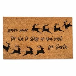 Best reviews of 🥰 You're Never too Old to Stay up for Santa Doormat by Designs Direct 👏