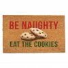 Cheap 👍 Be Naughty Eat the Cookies Doormat by Designs Direct 🛒