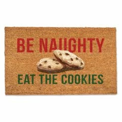 Cheap 👍 Be Naughty Eat the Cookies Doormat by Designs Direct 🛒