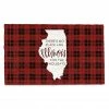 Outlet 😉 Illinois For the Holidays Doormat by Designs Direct ⭐