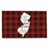 Discount 🧨 New Jersey for the Holidays Doormat by Designs Direct ✔️ -Christmas Shop D685131S 1