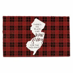 Discount 🧨 New Jersey for the Holidays Doormat by Designs Direct ✔️