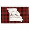 Deals ⭐ There's No Place Like Missouri for the Holidays Doormat by Designs Direct 🛒 -Christmas Shop D685132S 1
