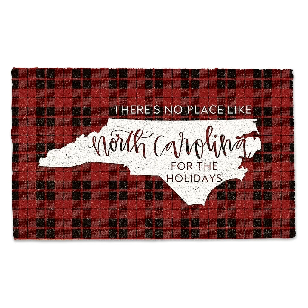 Top 10 π There's No Place Like North Carolina for the Holidays Doormat by Designs Direct β 3 Top 10 π There's No Place Like North Carolina for the Holidays Doormat by Designs Direct β