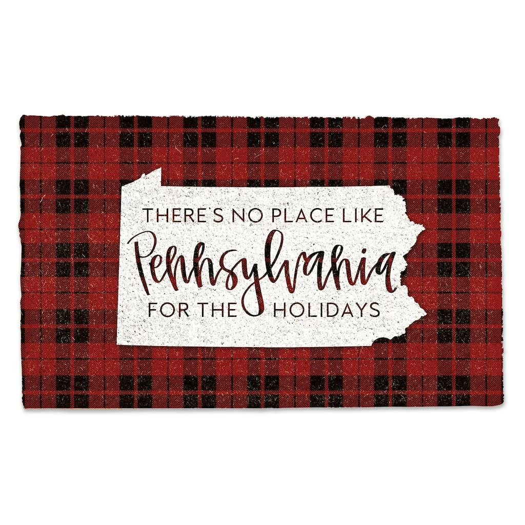 Flash Sale β€οΈ There's No Place Like Pennsylvania for the Holidays Doormat by Designs Direct π 3 Flash Sale β€οΈ There's No Place Like Pennsylvania for the Holidays Doormat by Designs Direct π