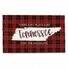 Best reviews of ✔️ There's No Place Like Tennessee for the Holidays Doormat by Designs Direct 🧨 -Christmas Shop D685135S 1