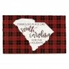 New 🎉 There's No Place Like South Carolina for the Holidays Doormat by Designs Direct 👏 -Christmas Shop D685137S 1