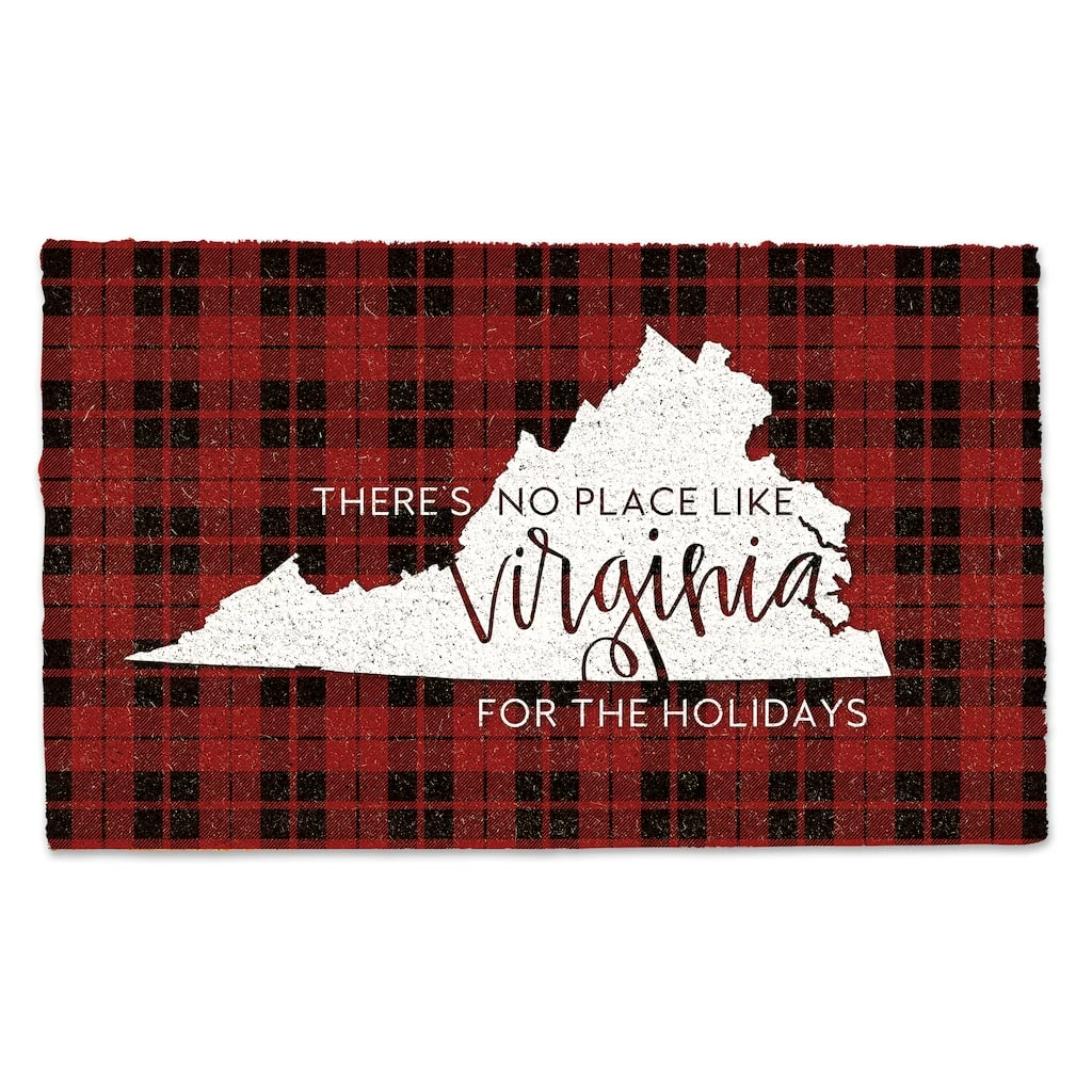 Outlet π There's No Place Like Virginia for the Holidays Doormat by Designs Direct β 3 Outlet π There's No Place Like Virginia for the Holidays Doormat by Designs Direct β